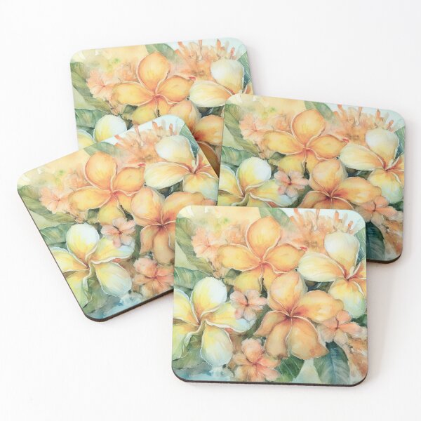 Item preview, Hawaiian Plumeria and Coral Ginger designed and sold by J Marielle Designs.