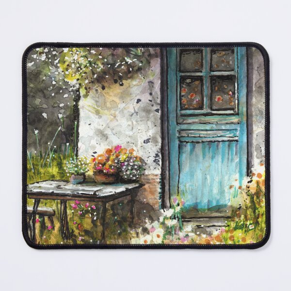 Item preview, Rustic Cottage Blue Door designed and sold by Gregg Brown.
