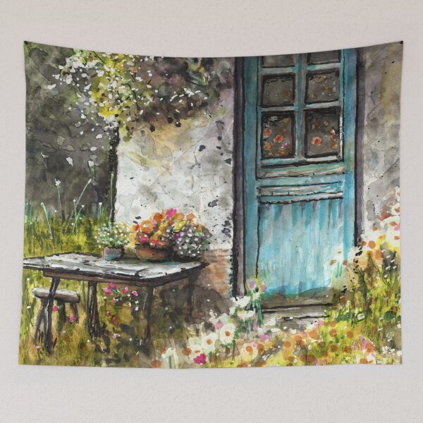 Item preview, Rustic Cottage Blue Door designed and sold by Gregg Brown.
