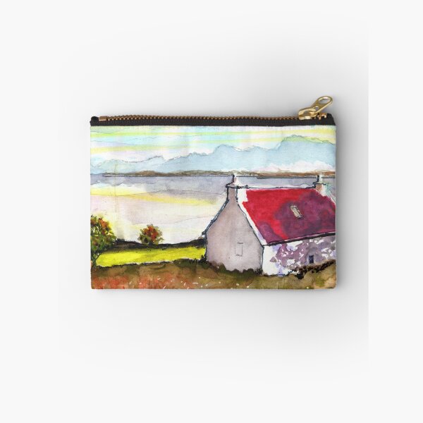 Item preview, Red Roofed Cottage with Ocean View designed and sold by Gregg Brown.