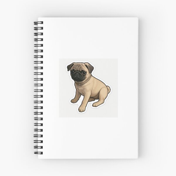 Item preview, Adorable Pug puppy sticker  designed and sold by Puggy the Pug.