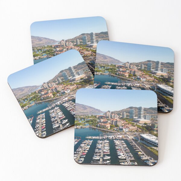 Item preview, Aerial Kelowna City Waterfront British Columbia Okanagan Valley designed and sold by Kevin Miller Photography.
