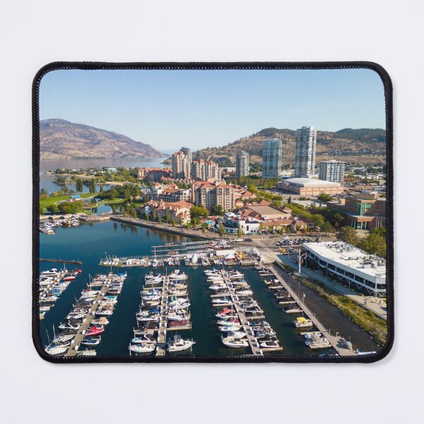 Item preview, Aerial Kelowna City Waterfront British Columbia Okanagan Valley designed and sold by Kevin Miller Photography.