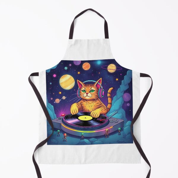 Item preview, Cosmic Cat DJ: Intergalactic Beats designed and sold by DaniArtDesign81.