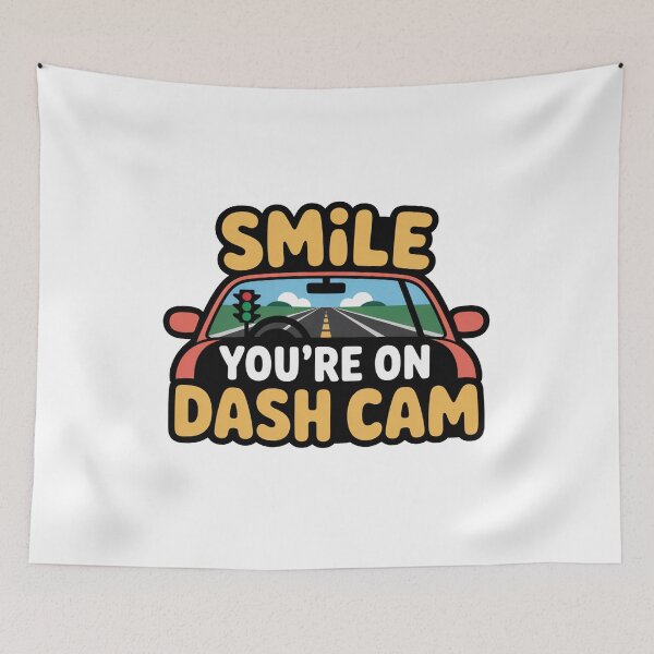Item preview, Smile Dashcam On Board designed and sold by MonkiFlipp.