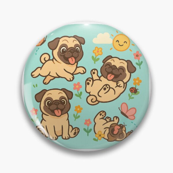 Item preview, Springtime Puggy designed and sold by Puggy the Pug.