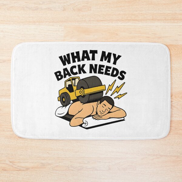 Item preview,  Funny Steamroller Back Massage Shirt – What My Back Needs Cartoon Design designed and sold by DrawHandArt.