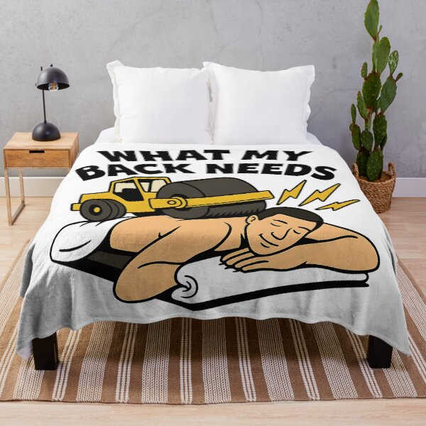 Item preview,  Funny Steamroller Back Massage Shirt – What My Back Needs Cartoon Design designed and sold by DrawHandArt.