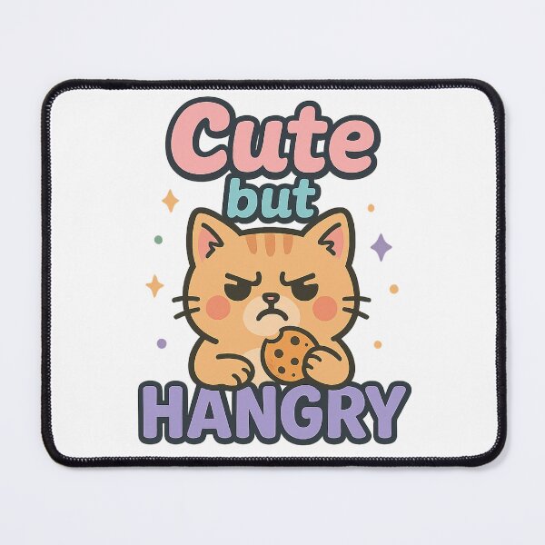 Item preview, Cute but Hangry – Funny Kawaii Angry Face Design designed and sold by Picturit.