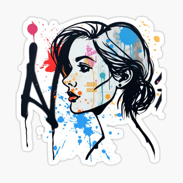 Aperçu de l'œuvre Muse du graffiti créée et vendue par becauseturkey.