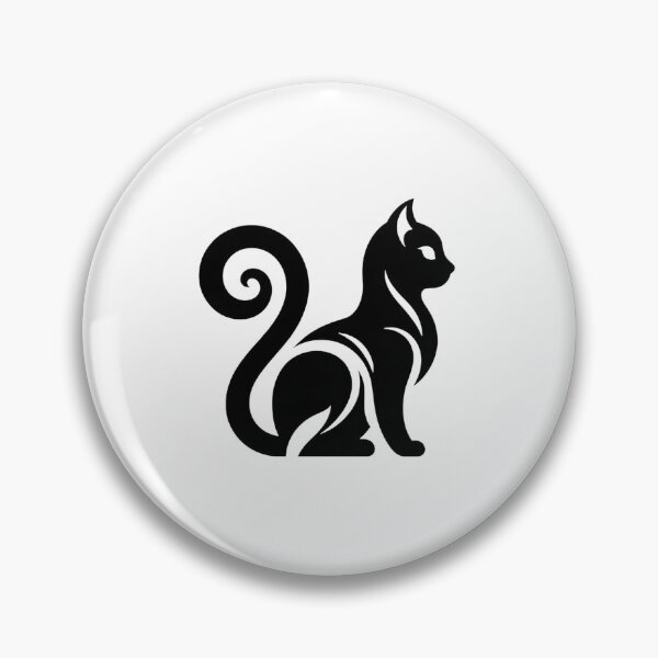 Item preview, Full body of a cat shillhoutte image, Elegant Black Cat Silhouette designed and sold by MagicMaker1984.