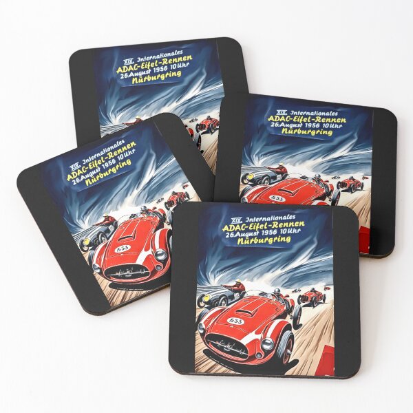 Item preview, Nurburgring 1956 vintage poster Variation designed and sold by Helios Be. Lavsh.