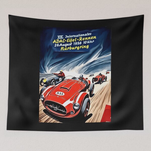 Item preview, Nurburgring 1956 vintage poster Variation designed and sold by Helios Be. Lavsh.