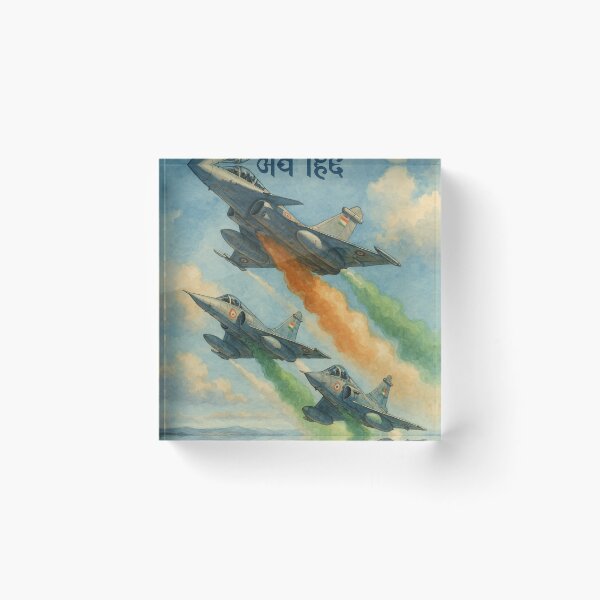 Item preview, Operation Sindoor - Indian Air Force Dassault Rafale/ Mirage 2000 - Jai Hind designed and sold by YourNerdySupply.