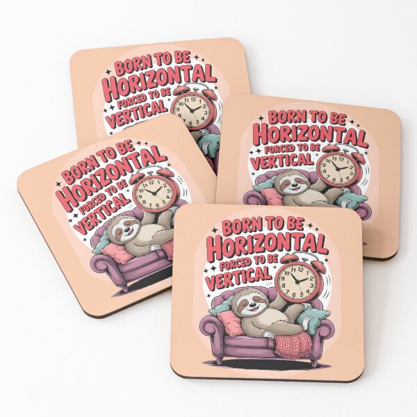Item preview,  Born To Be Horizontal Forced To Be Vertical designed and sold by box-artshop.