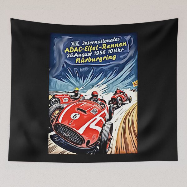 Item preview, Nurburgring 1956 vintage poster Variation#1 designed and sold by Helios Be. Lavsh.