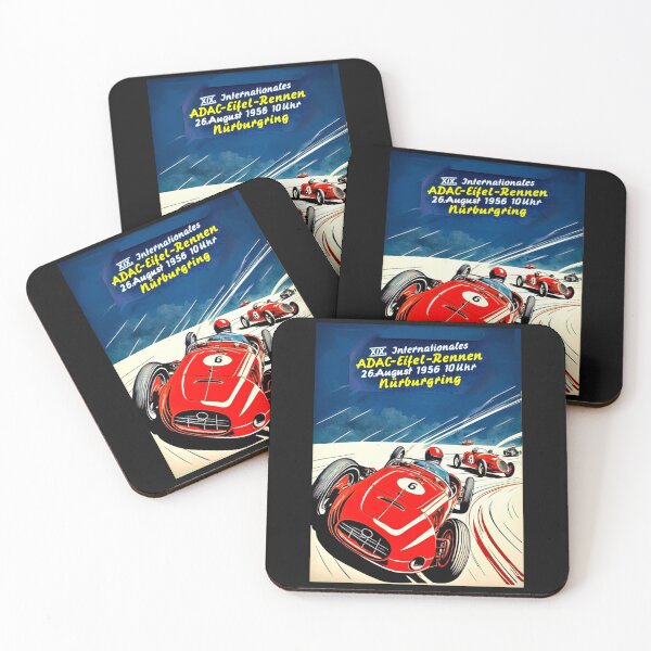Item preview, Nurburgring 1956 vintage poster Variation#2 designed and sold by Helios Be. Lavsh.