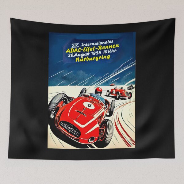 Item preview, Nurburgring 1956 vintage poster Variation#2 designed and sold by Helios Be. Lavsh.