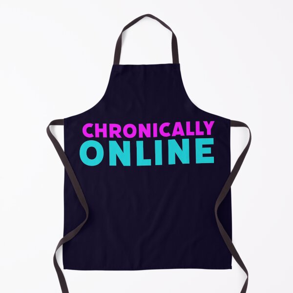 Item preview, Chronically Online in Pink and Aqua Blue designed and sold by Memes N Lore .