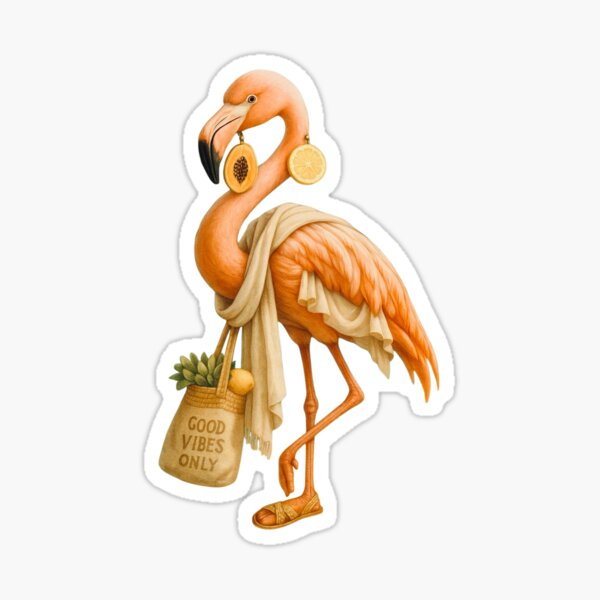 Item preview, Tropicool Flamingo – Good Vibes Only designed and sold by Artfulreverber.