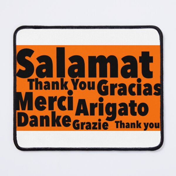 Item preview, Thank You From 6 Countries Print Novelty: Salamat designed and sold by PSST-Design.