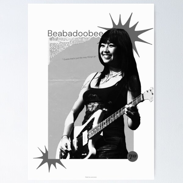Item preview, Beabadoobee Retro Grunge Poster designed and sold by AnabelStickers.