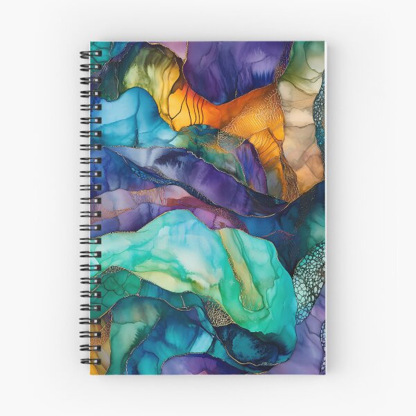 Item preview, Fluid art Alcohol Ink Multicolor designed and sold by ColorFlowArt.
