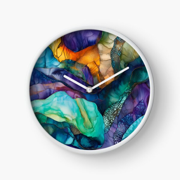 Item preview, Fluid art Alcohol Ink Multicolor designed and sold by ColorFlowArt.