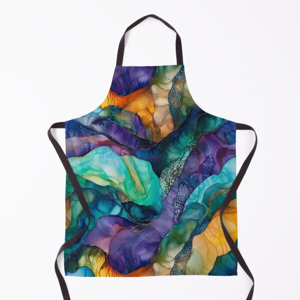 Item preview, Fluid art Alcohol Ink Multicolor designed and sold by ColorFlowArt.