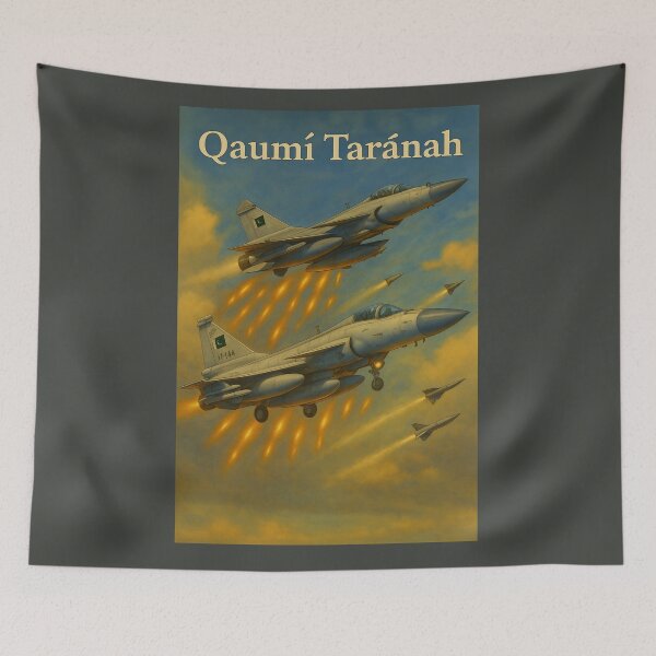Item preview, Pakistan Air Force - J-10 & JF-17 - Qaumi Taranah - Operation Sindoor designed and sold by YourNerdySupply.