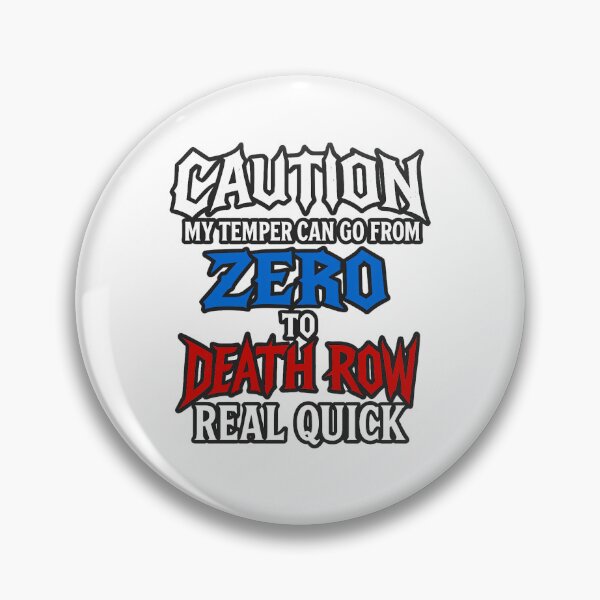 Item preview, Zero to Death Row Temper – heavy metal style designed and sold by MAF_Merch.