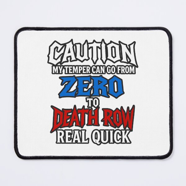 Item preview, Zero to Death Row Temper – heavy metal style designed and sold by MAF_Merch.