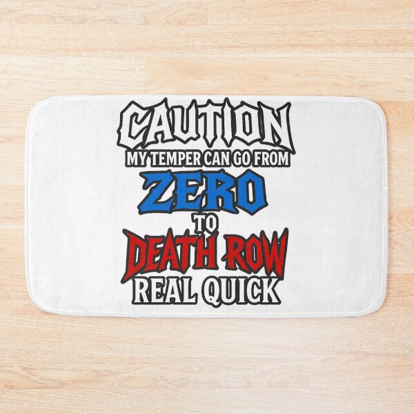 Item preview, Zero to Death Row Temper – heavy metal style designed and sold by MAF_Merch.
