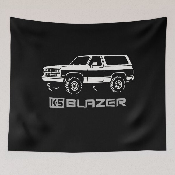 Item preview, 1980s K5 Blazer Classic SUV Tribute in Bold Black and White designed and sold by TheArtOfCar.
