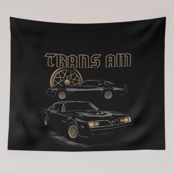 Item preview, 1977 Trans Am Black and Gold Bandit Tribute with Retro Wheels designed and sold by TheArtOfCar.