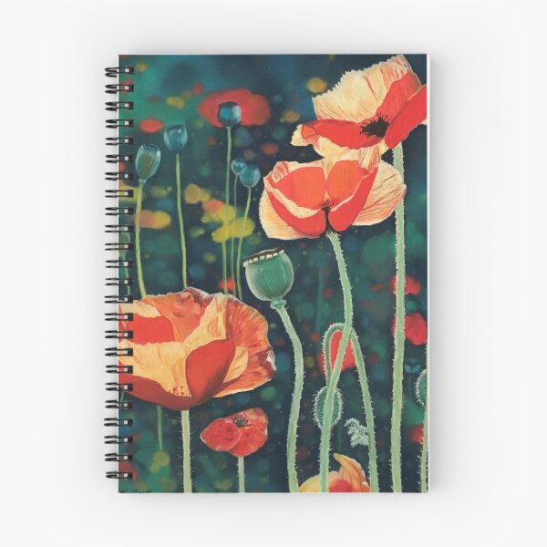Artikelvorschau, Mohnblumen entworfen und verkauft von ColorMeRosie.