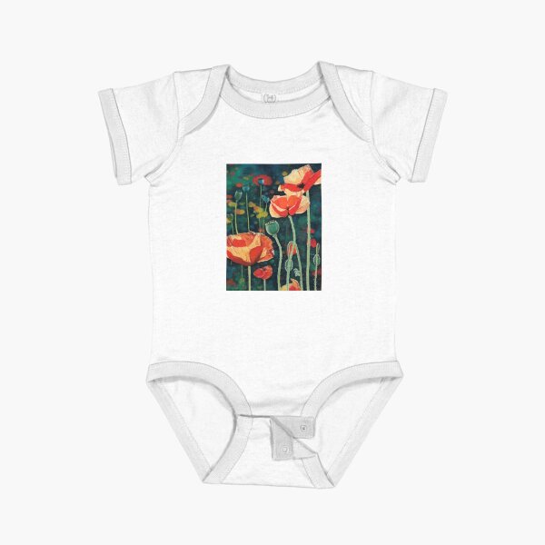 Vista previa del artículo con la obra «Amapolas», diseñado y vendido por ColorMeRosie.