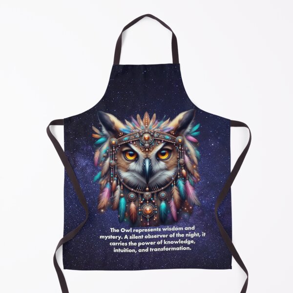 Item preview, Owl Spirit: Wisdom, Mystery, and Intuition designed and sold by The Digital Compass.