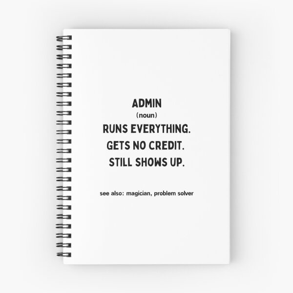 Item preview, ADMIN (Noun) – Funny Definition for Office Heroes & Problem Solvers designed and sold by WHDProduction45.