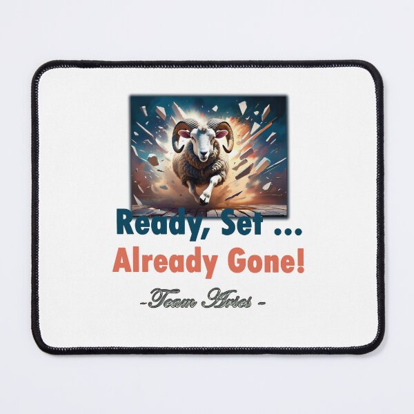 Item preview, Aries On The Run – Ready, Set, Gone! designed and sold by JOUNO.