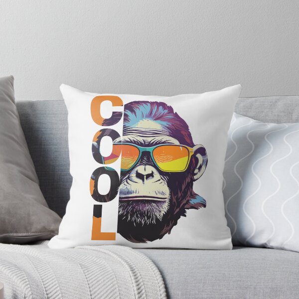Item preview, Cool Monkey Vibes – Retro Sunglasses Ape Art designed and sold by Karim-Karem.