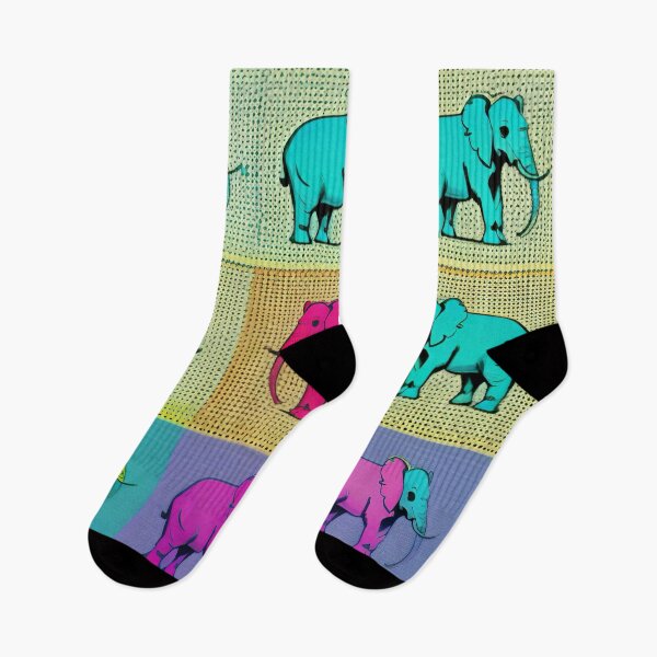 Item preview, Colourful elephants designed and sold by Glenbobagins.