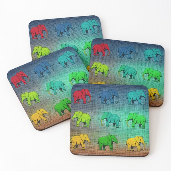 Item preview, Copy of Colourful elephants designed and sold by Glenbobagins.