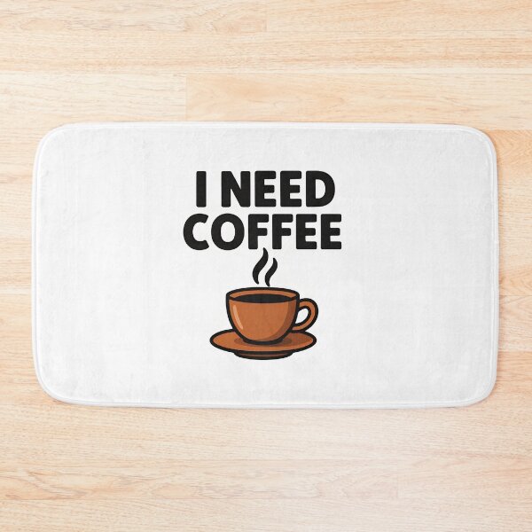 Item preview, Funny Coffee Quote With Cute Cup Illustration designed and sold by Amr Siam.