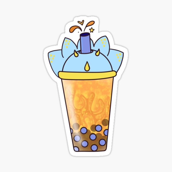Artikel-Vorschau von Kürbis-Mango-Chamäleon-Boba-Getränk – OC-inspiriert, designt und verkauft von Myla James' Art Shop !u!.
