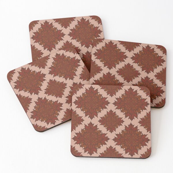 Item preview, Pattern of red maple leaves designed and sold by Cherevan.