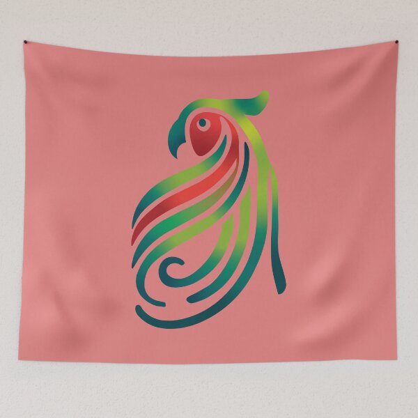 Item preview, Minimalist Parrot designed and sold by LadyInEverGreen.