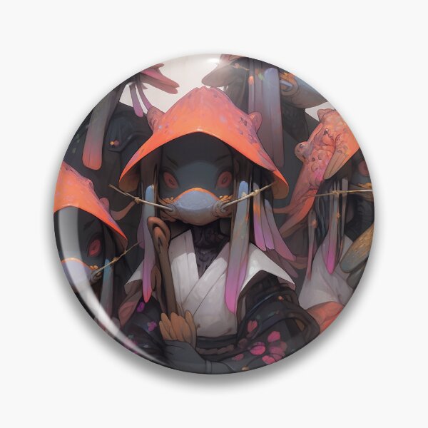 Item preview, Masked Anime Creatures in Ceremony designed and sold by bubblegoth.