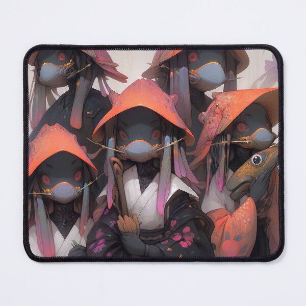 Item preview, Masked Anime Creatures in Ceremony designed and sold by bubblegoth.