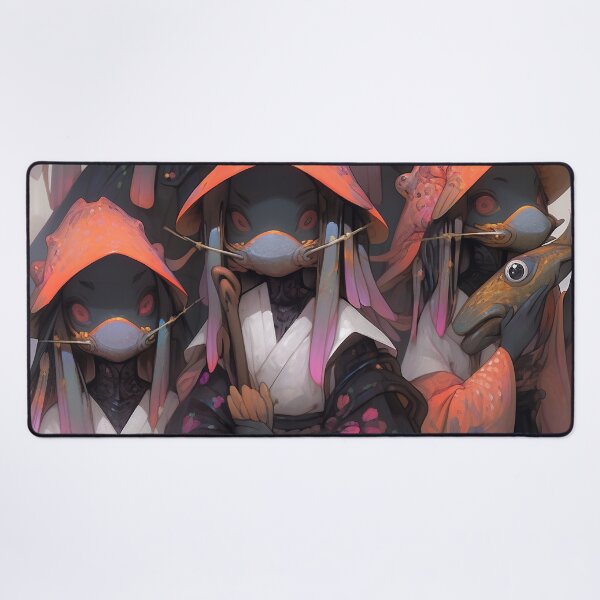Item preview, Masked Anime Creatures in Ceremony designed and sold by bubblegoth.
